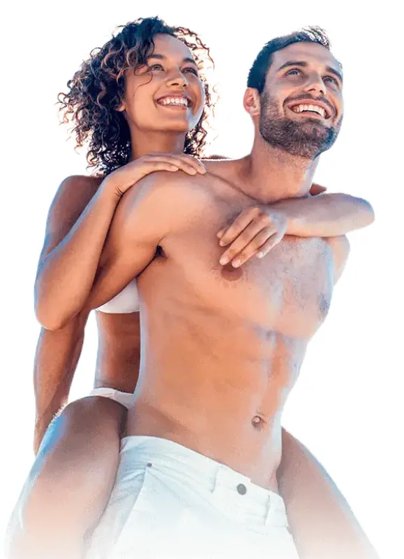 HepatoBurn fit and smiling couple